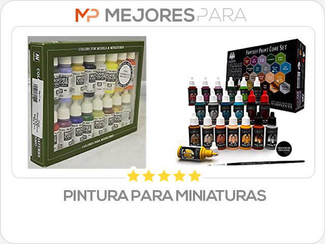 pintura para miniaturas