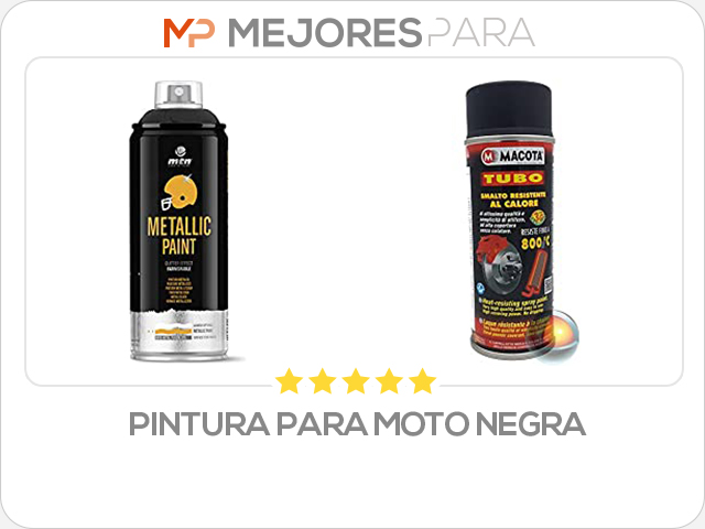 pintura para moto negra