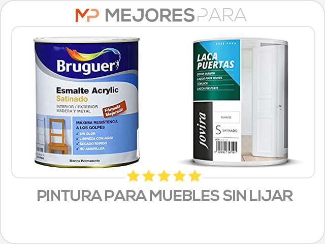 pintura para muebles sin lijar