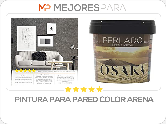 pintura para pared color arena