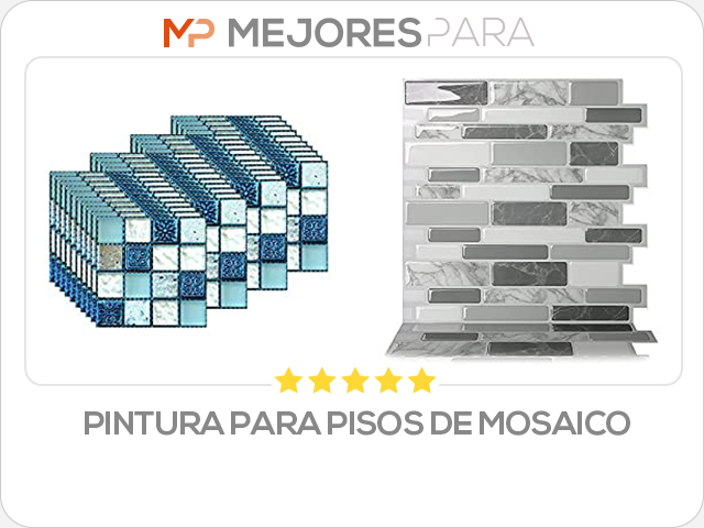 pintura para pisos de mosaico