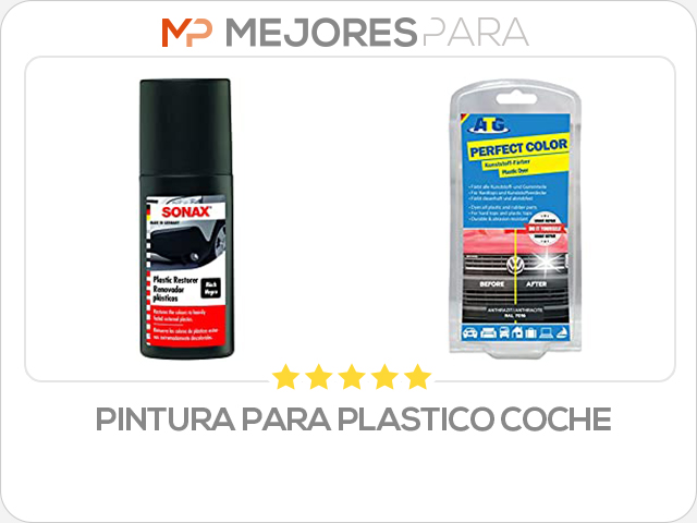 pintura para plastico coche