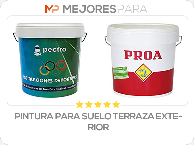 pintura para suelo terraza exterior