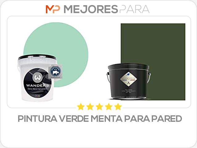 pintura verde menta para pared