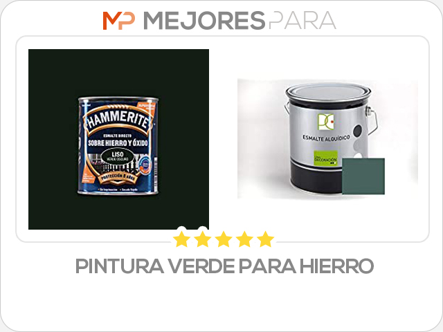 pintura verde para hierro