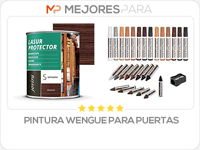 pintura wengue para puertas