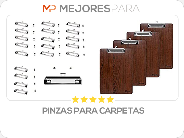 pinzas para carpetas