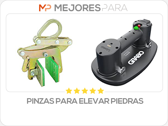 pinzas para elevar piedras