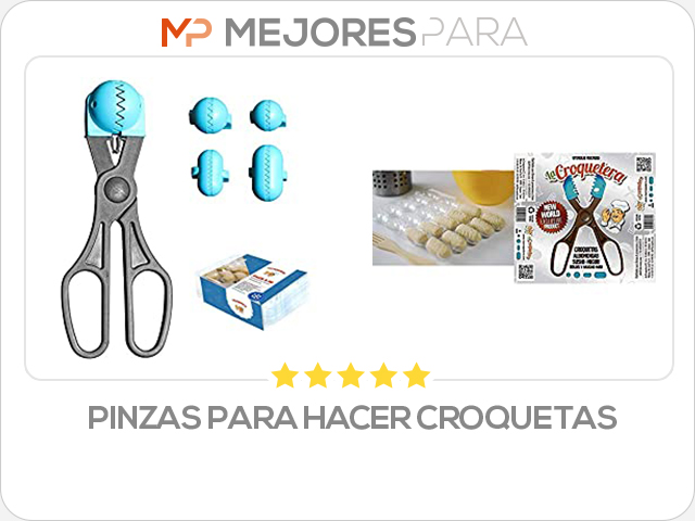 pinzas para hacer croquetas