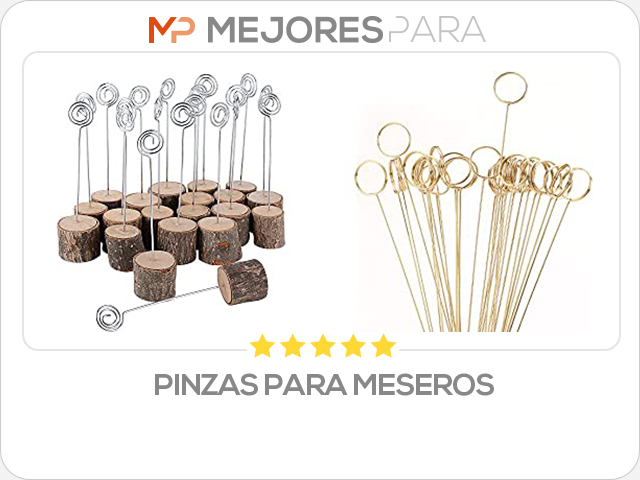 pinzas para meseros