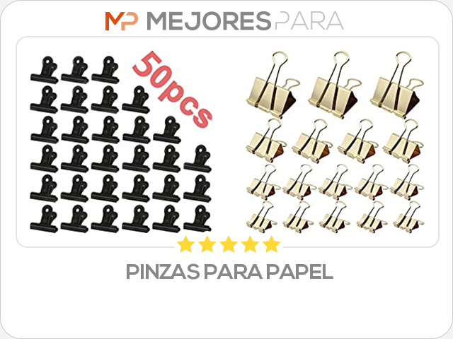 pinzas para papel