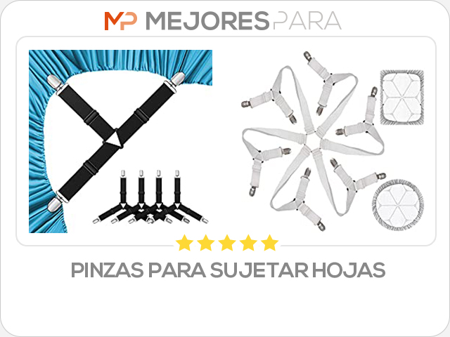 pinzas para sujetar hojas