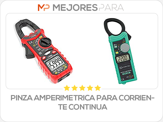 pinza amperimetrica para corriente continua