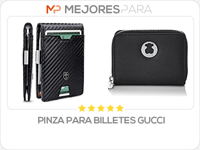 pinza para billetes gucci