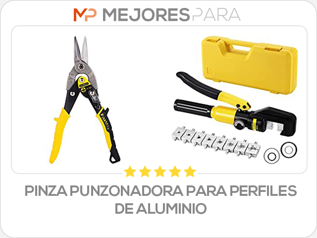 pinza punzonadora para perfiles de aluminio