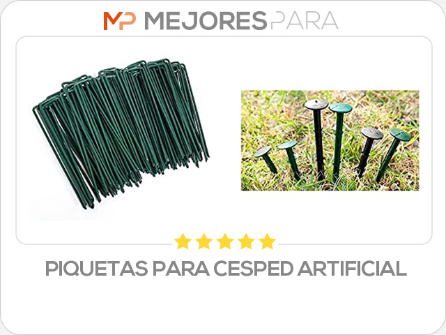 piquetas para cesped artificial