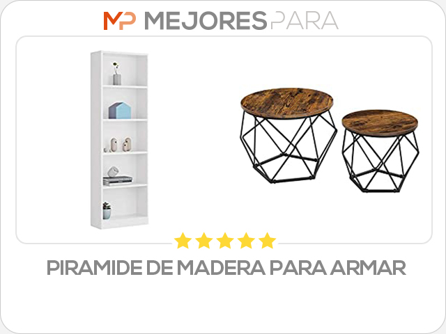 piramide de madera para armar