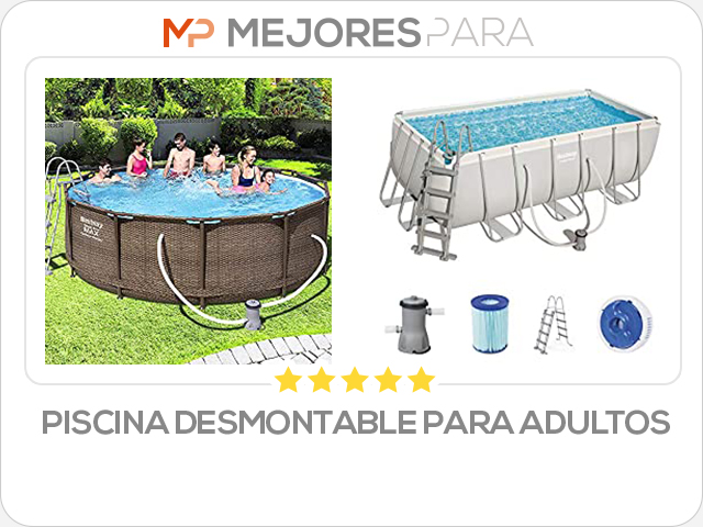 piscina desmontable para adultos