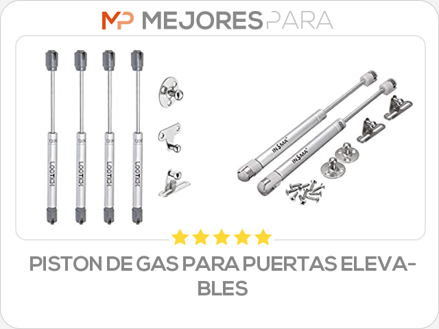 piston de gas para puertas elevables