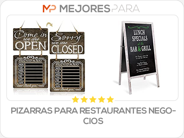 pizarras para restaurantes negocios