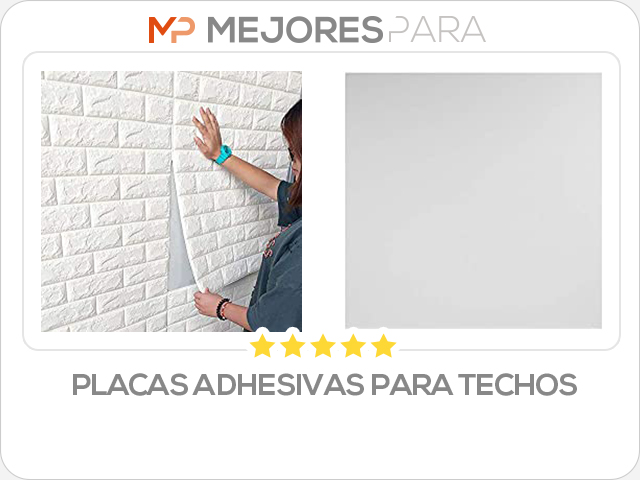 placas adhesivas para techos