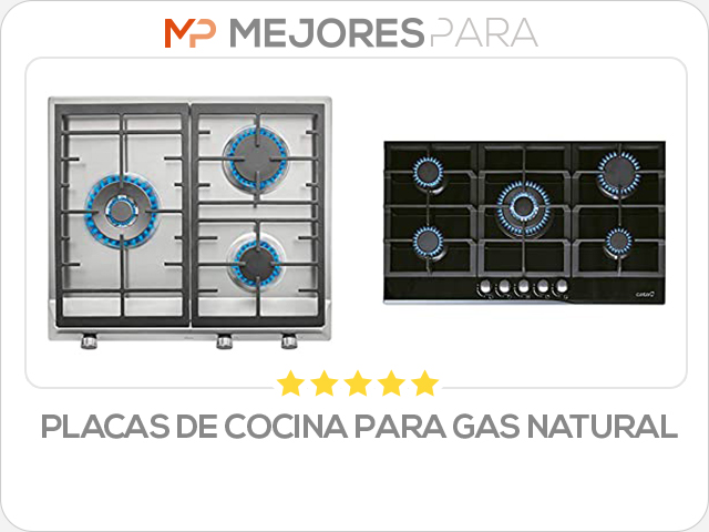 placas de cocina para gas natural