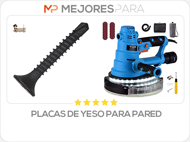 placas de yeso para pared