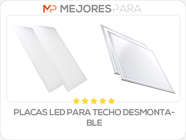 placas led para techo desmontable