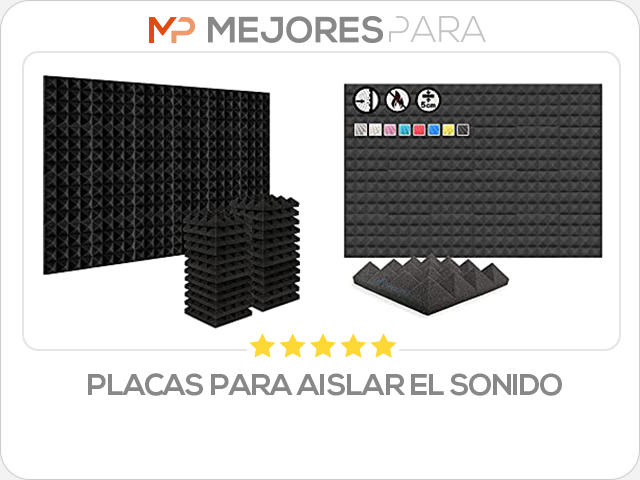 placas para aislar el sonido