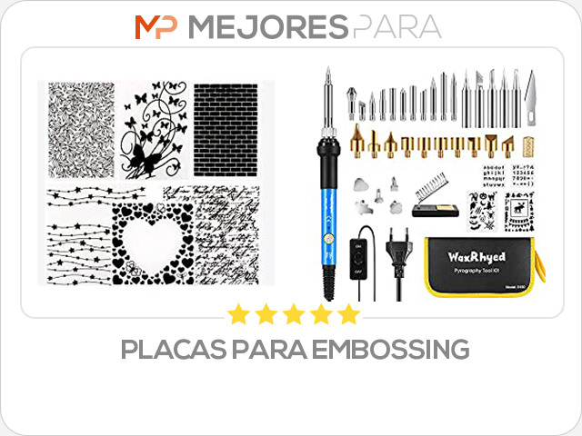 placas para embossing