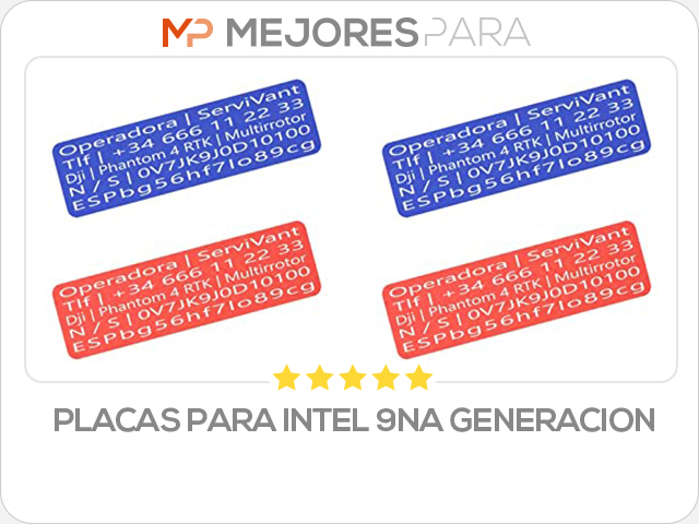 placas para intel 9na generacion