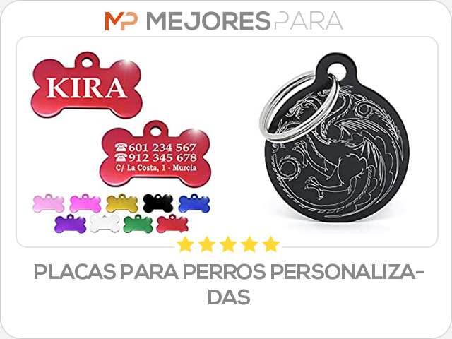 placas para perros personalizadas