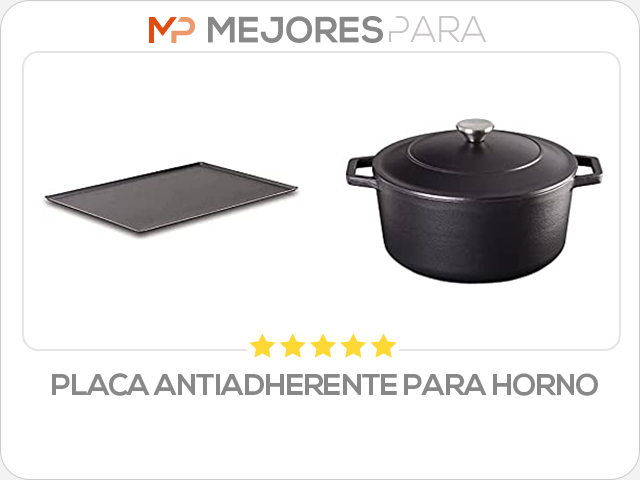 placa antiadherente para horno