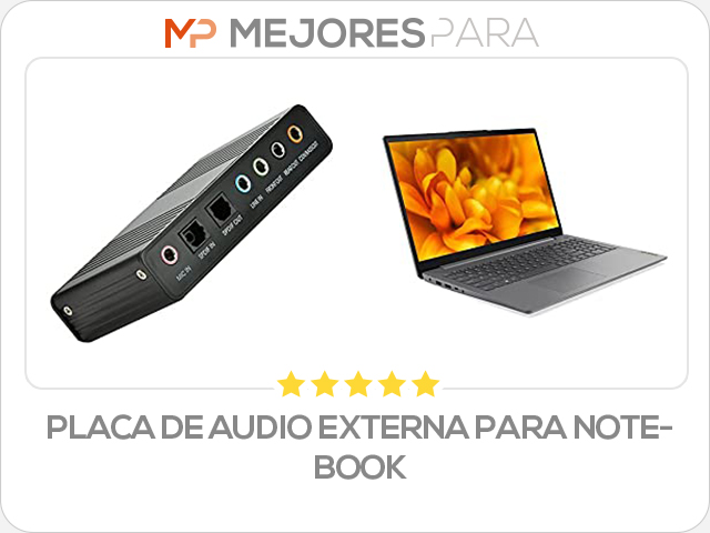 placa de audio externa para notebook