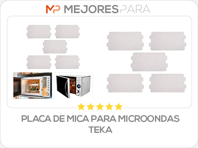 placa de mica para microondas teka