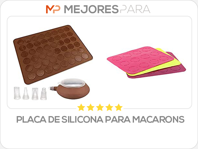 placa de silicona para macarons