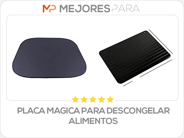 placa magica para descongelar alimentos