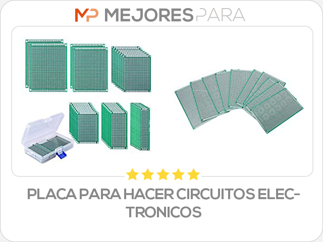 placa para hacer circuitos electronicos