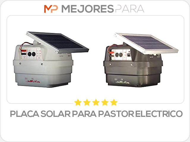 placa solar para pastor electrico