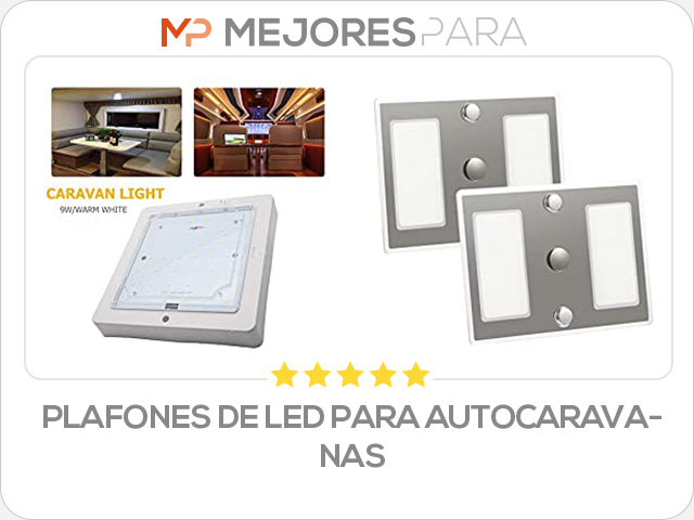 plafones de led para autocaravanas