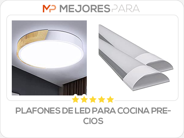 plafones de led para cocina precios