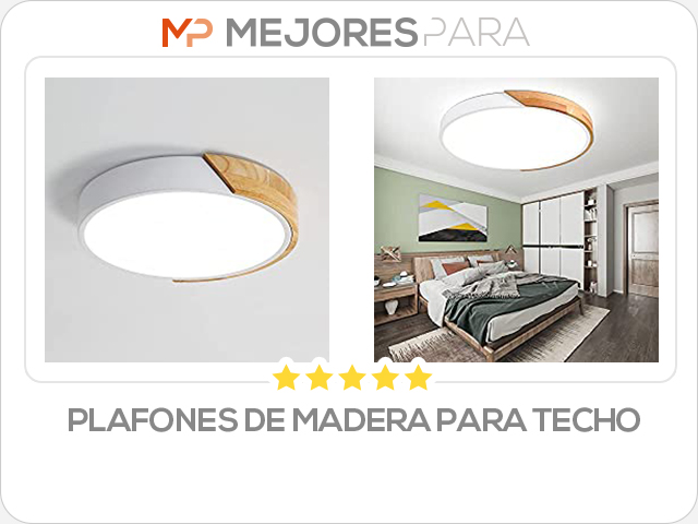 plafones de madera para techo