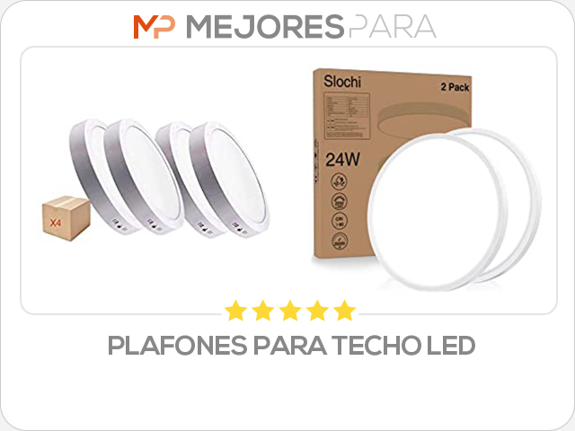 plafones para techo led