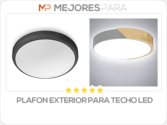 plafon exterior para techo led