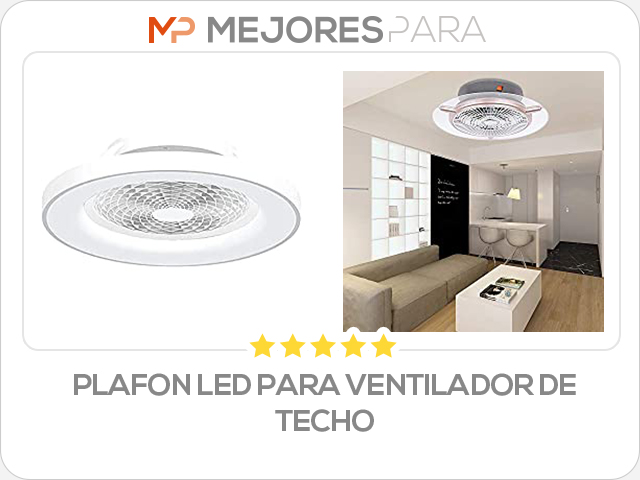 plafon led para ventilador de techo