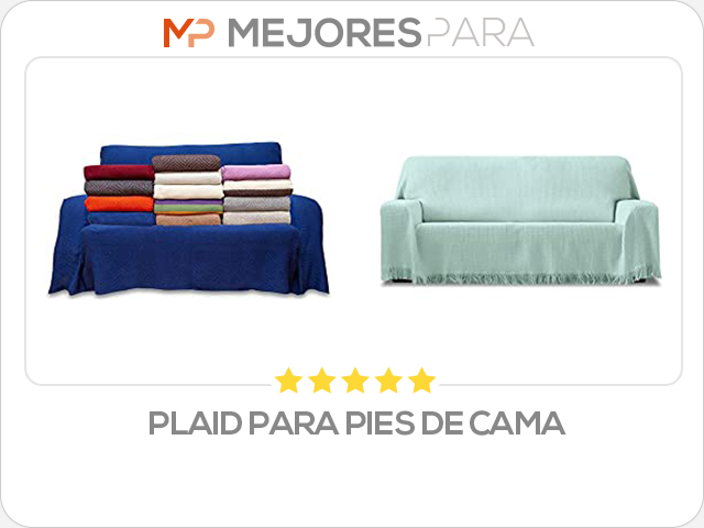 plaid para pies de cama