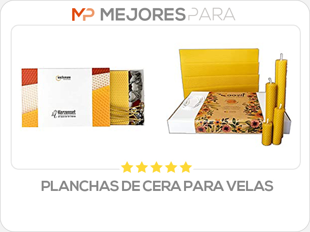 planchas de cera para velas