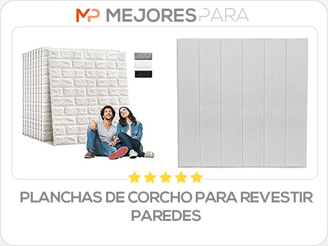 planchas de corcho para revestir paredes