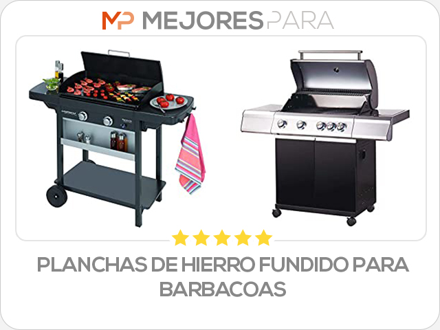 planchas de hierro fundido para barbacoas