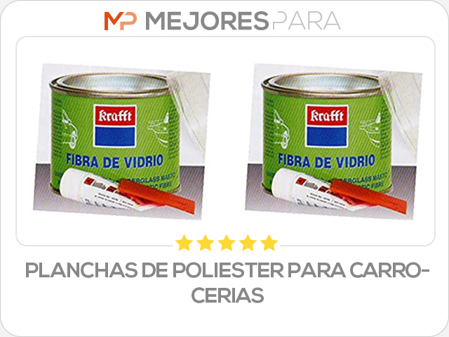 planchas de poliester para carrocerias